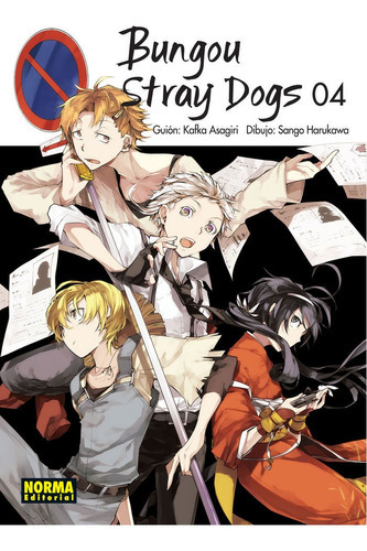 Bungou Stray Dogs 4, de Asagiri, Kafka. Editorial NORMA EDITORIAL, S.A., tapa blanda en español