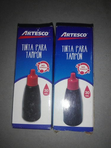 Tinta Para Tampon Artesco 30 Ml Color Rojo