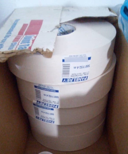 Cinta De Papel Unimax Drywall 2.1 PuLG.x152.4 M