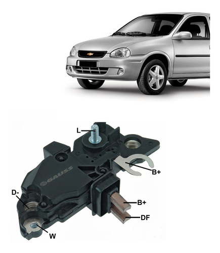Regulador De Voltagem Corsa 1.0 1.4 1.6 Ga282 14v