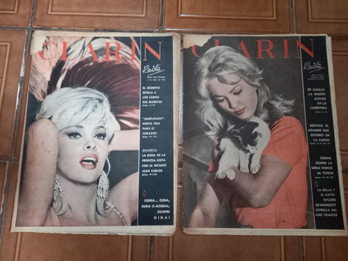 9 Revistas Clarin - Decada Del 60 - En Palomar