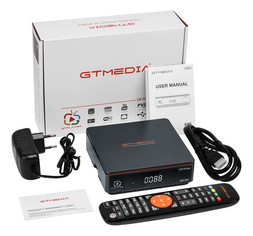 Receptor De Satélite Gtmedia V9 Prime Decodificador Dvb-s2/s
