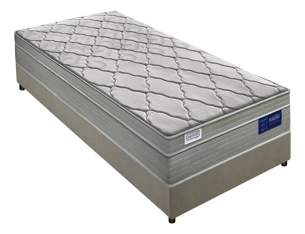 Cama Box Solteiro Madri Molas Ensacadas Fabrispuma