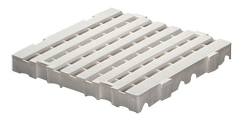 Piso Tapete Estrado P Box  Cor Branco 50x50x4,5 Cm