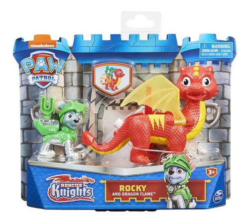 Paw Patrol Figura Cachorros Caballeros Colección 6 Figuras