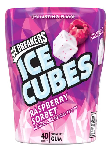 Ice Breakers Ice Cubes Raspberry Sorbet