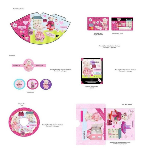 Kit Imprimible Baby Shower Girl Niña 100% Editable