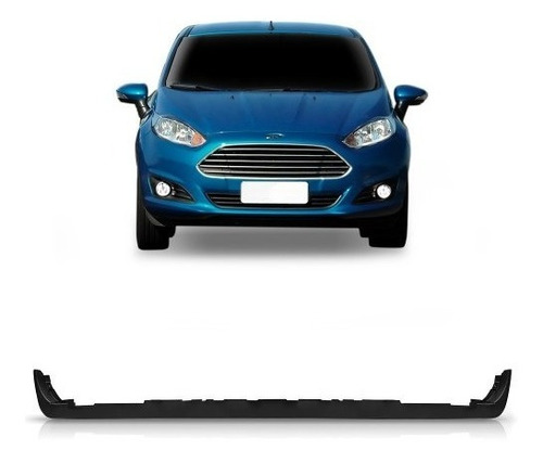 Spoiler Inferior Parachoque Dianteiro Ford Fiesta 2013 2014