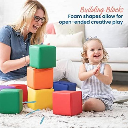 Bloques De Construcción Ecr4kids Softzone Patchwork Para Niñ