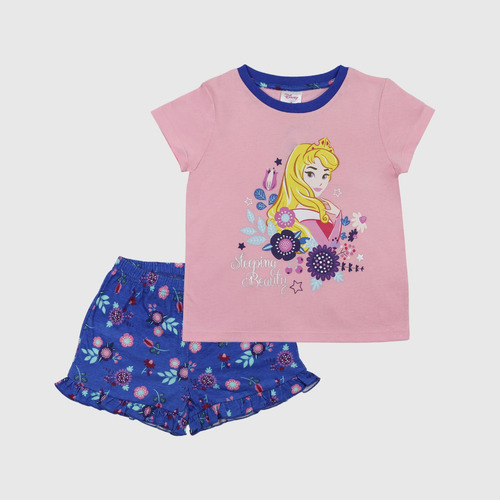 Pijama Niña Princesas Aurora Rosado Disney