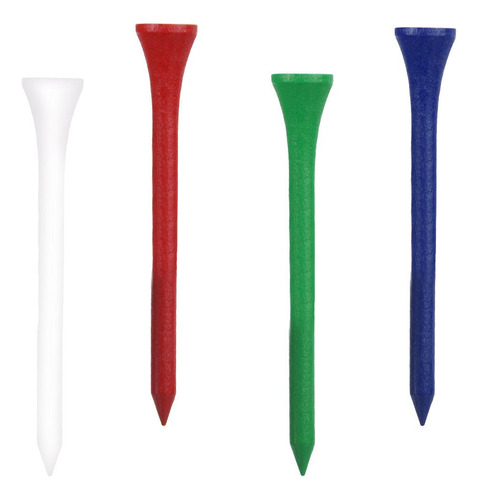 Tees Para Golf Varios Colores - Paquete De 200 - 83 Mm (3