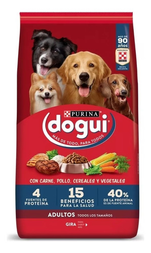 Dogui Perro Adulto De Carne Pollo Cereales Y Vegetales 21kg