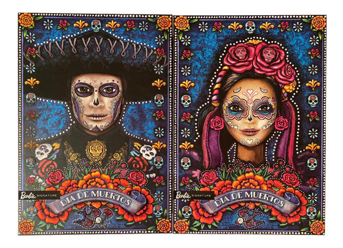 Barbie Catrina Y Ken Dia De Muertos 2022 Day Of The Dead (Usado)