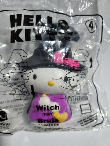 Juguete Mcdonalds Hello Kitty Bruja Año 2019 (Usado)