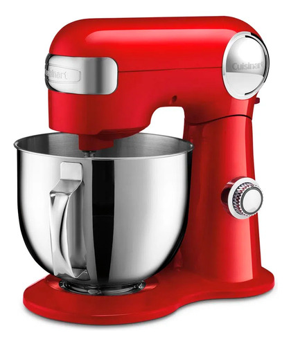 Batedeira Planetaria Cuisinart Inox Vermelho 12 Velocidades Frequência 1800 127V