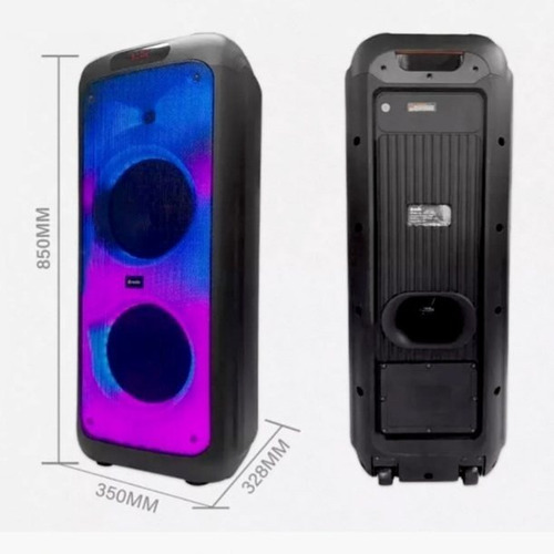 Bocina Portátil 10 Con Bluetooth Radio Microsd + Microfono