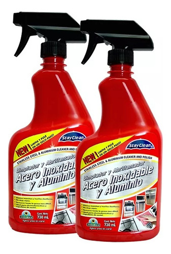 Limpiador Y Abrillantador De Acero Inoxidable 2 Pack