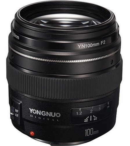 Lente Yongnuo 100mm F/2 Para Canon Envio Hoje Com Nfe Garant