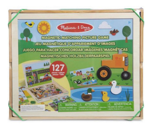 Melissa & Doug Juego Madera Magnético 127 Piezas