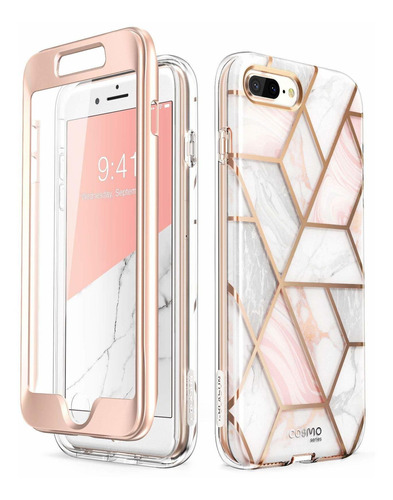 I-blason Cosmo Glitter Clear Bumper Case For 8 Plus/ 7 Plus