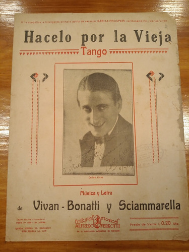 Hacelo Por La Vieja Bonatti Sciammarella Partitura