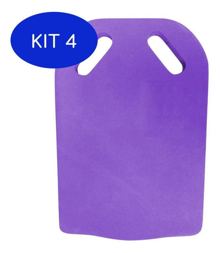 Kit 4 Prancha De Natação 40x27cm 30mm - Roxo