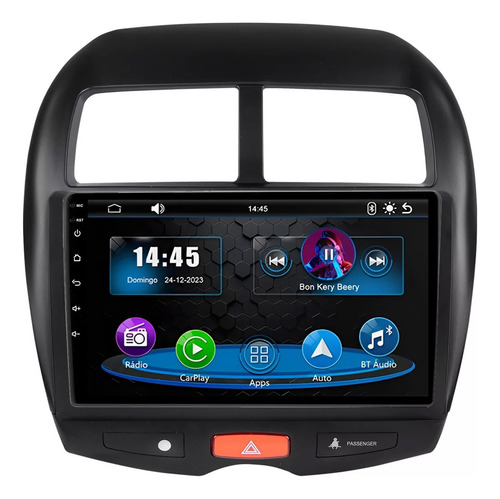 Multimidia 9p Asx 10/21 Carplay Android Auto Mp5 + Ré
