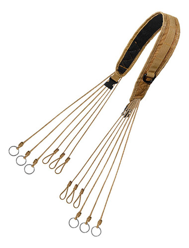 Cordón De Llamada De Paracord Cordón De 12 Gotas Caqui