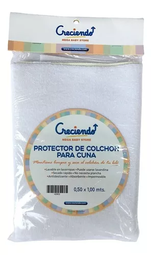 Protector Cubre Colchon Cuna Impermeable Reforzada Creciendo