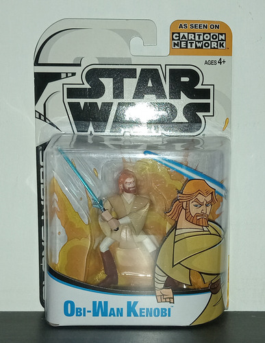 Obi-wan Kenobi Clone Wars Cn Hasbro Sheldortoys