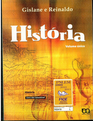 Livro História (volume Único) - Gislane E Reinaldo