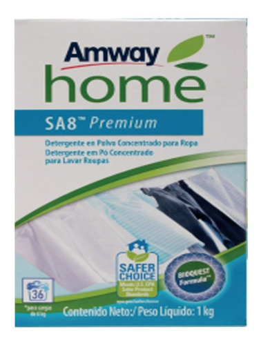 Sa8 Detergente En Polvo Amway 1 Kg