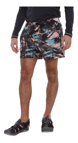 Short De Hombre Malla Bolsillo Montagne Bora Secado Rapido 