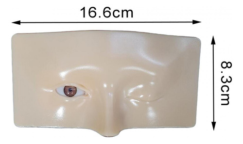 Práctica De Maquillaje De Ojos Cara De Silicona Para