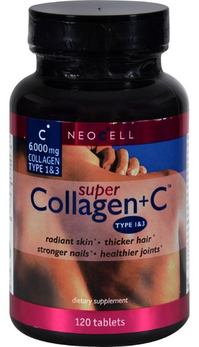 Vitaminas Neocell Super Collagen Plus C  6000 Mg 120 Tableta