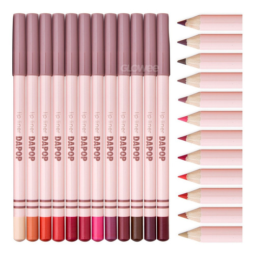 Pack X 12 Lapiz Delineador Labios Labial - Dapop Original -