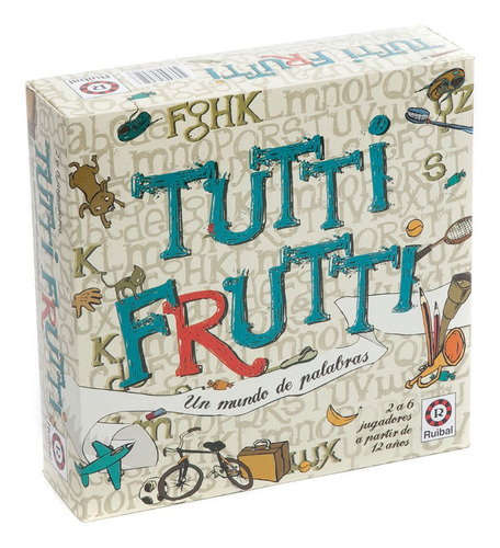 Tutti Frutti Juego De Mesa Original Ruibal Full