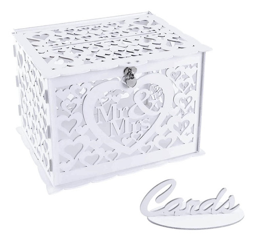 Titular De La Caja De Dinero De La Boda De Ywlake Con Letrer