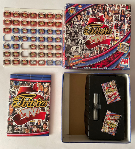 Juego De Mesa Trivia Tv Televisa Caricaturas Telenovelas Fm (Usado)