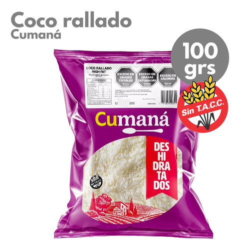 Coco Rallado High Cumana X100gr