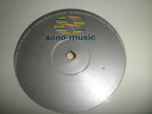 Disco Vinyl 12'' Remixes Sono-music - Varios Artistas (1987)