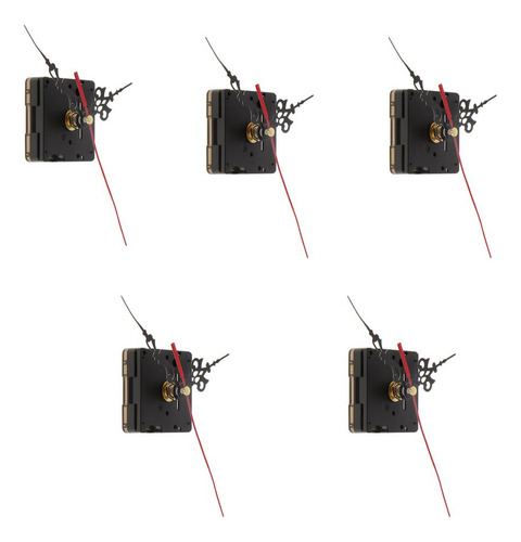 5 Sets Reloj De Pared Mecanismo De Movimiento Motor Forma De