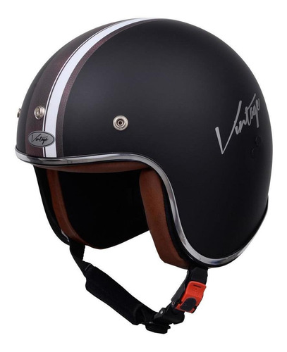 Casco Abierto Moto Scooter Café Race Maya Vertigo