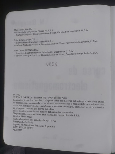 Libro Curso De Electromagnetismo Bisceglia Zubcov Fernandez