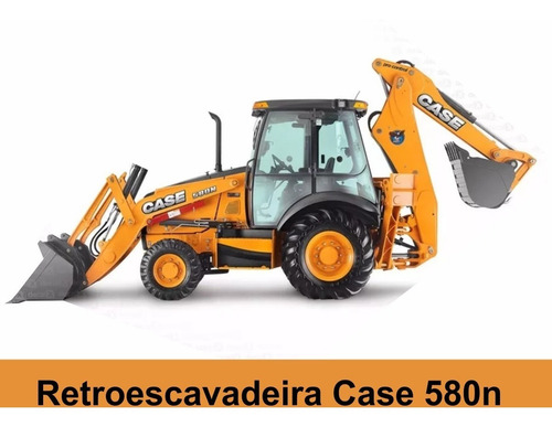 Kit Adesivo Completo Retroescavadeira Case 580n + Etiquetas
