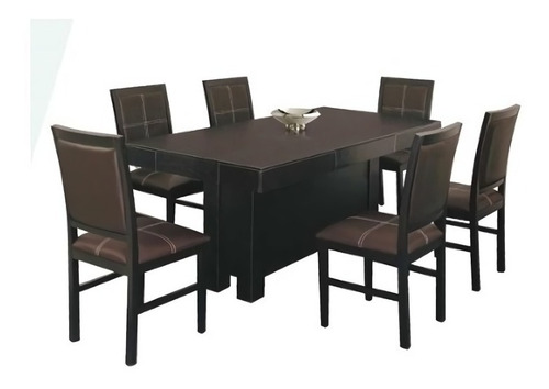 Imagen 1 de 5 de Antecomedor Sidney - Chocolate Këssa Muebles