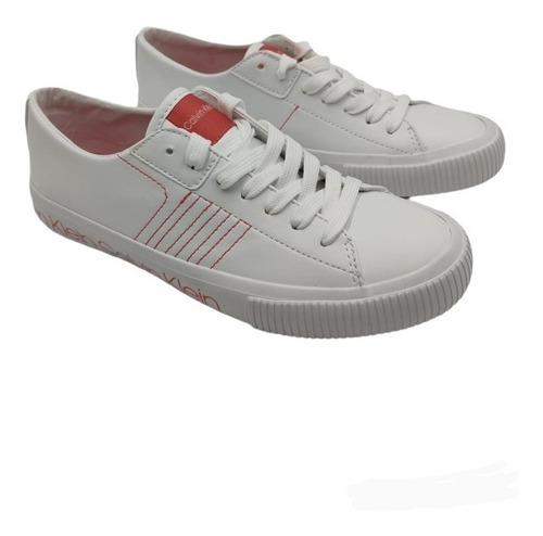 Tenis Calvin Klein Original Para Dama En Color Blanco