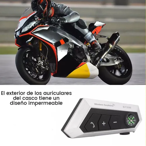 Auriculares Manos Libres Bluetooth Para Cascos Motos Q-MT25