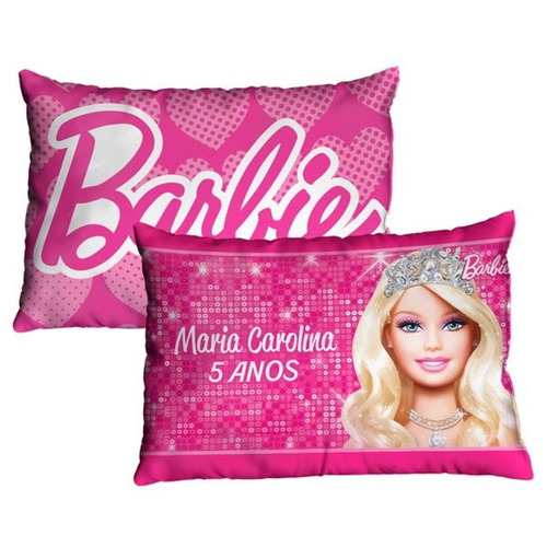 40 Almofadas Personalizadas Aniversário Barbie