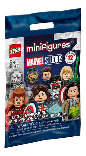 Miniatura Lego Minifigures Serie 12 Marvel Studios 71031 Quantidade De Peças 1